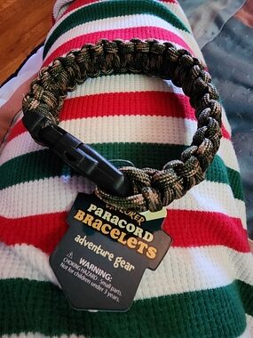 💥NEW Paracord Bracelet In Green Camo
